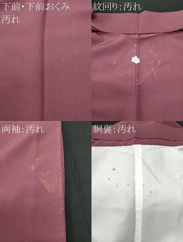 平和屋着物■上質な色無地 浅蘇芳色 正絹 逸品 未使用 CABF6900fb