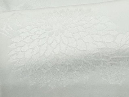 平和屋着物■長襦袢 袷 雲取り花文 半衿刺繍 正絹 逸品 CABF6917fb