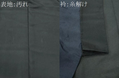 平和屋着物■男性 黒紋付 正絹 逸品 CABF6922fb