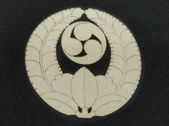 平和屋着物■男性 黒紋付 正絹 逸品 CABF6922fb