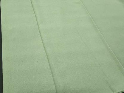 平和屋着物■上質な色無地 老竹色 正絹 逸品 CABF6935fb
