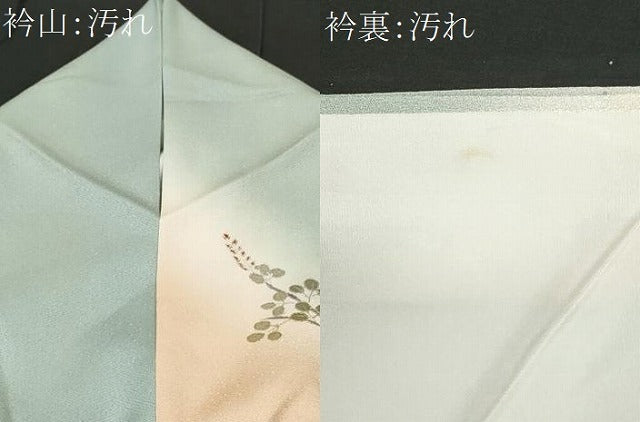 平和屋着物□訪問着 枝花文 暈し染め 金銀彩 正絹 逸品
