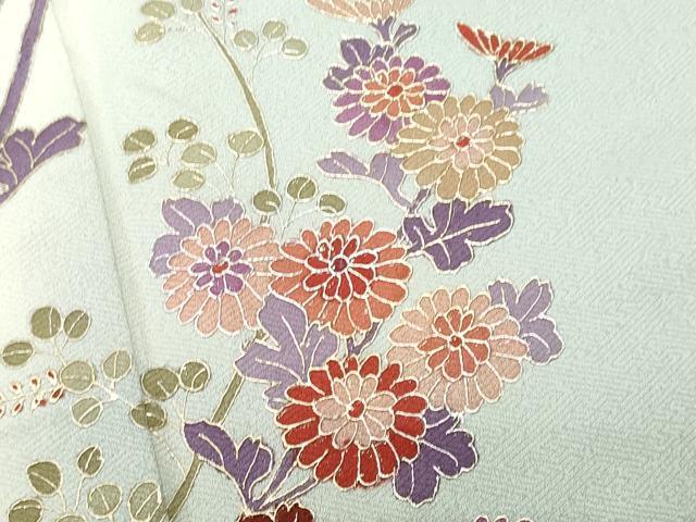 平和屋着物●色留訪問着　群れ鶴枝花文　金銀彩　正絹　逸品　AABF4253cs 2026年最新】Yahoo!オークション -平和屋 着物訪問着の中古品・新品