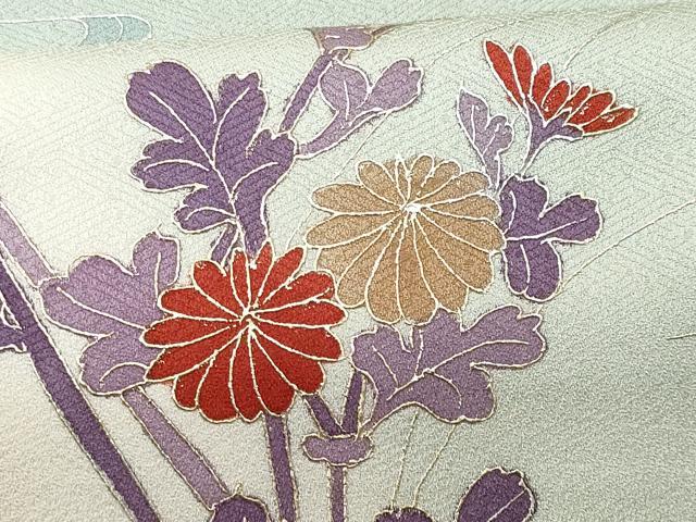 平和屋着物●色留訪問着　群れ鶴枝花文　金銀彩　正絹　逸品　AABF4253cs 2026年最新】Yahoo!オークション -平和屋 着物訪問着の中古品・新品