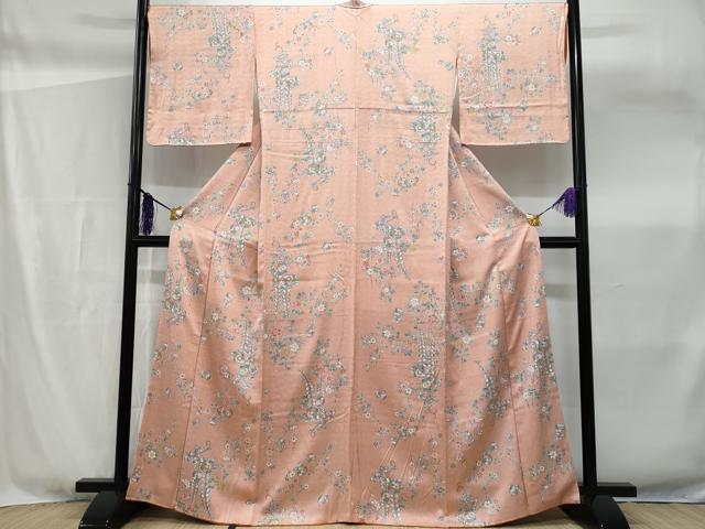 平和屋着物■上質な小紋 手描き 辻が花 正絹 逸品 CABF6938fb