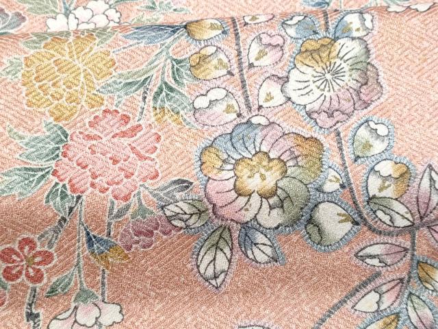 平和屋着物■上質な小紋 手描き 辻が花 正絹 逸品 CABF6938fb