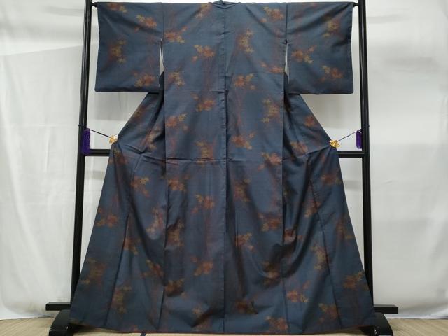 平和屋着物■本場大島紬 7マルキ 楓 正絹 逸品 CABF6941fb