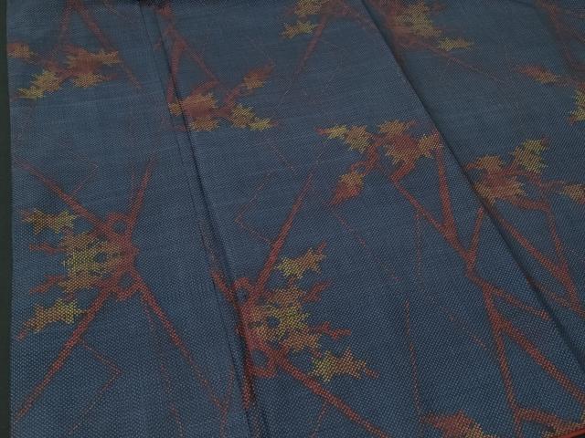 平和屋着物■本場大島紬 7マルキ 楓 正絹 逸品 CABF6941fb