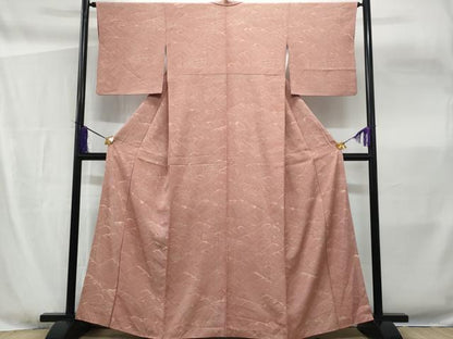 平和屋着物■上質な小紋　立波文　暈し染め　正絹　逸品　CABF6948fb