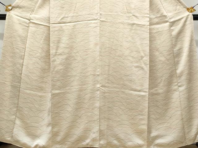平和屋着物■訪問着 芝草文 正絹 逸品 CABF6956fb