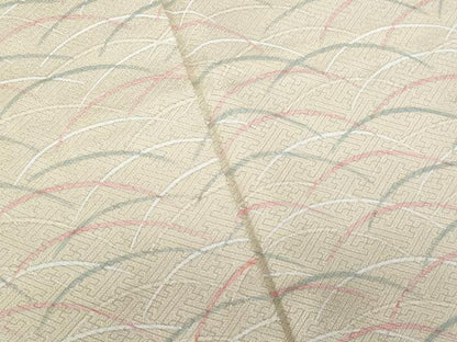 平和屋着物■訪問着 芝草文 正絹 逸品 CABF6956fb