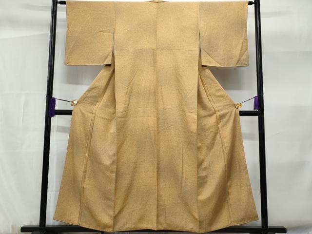 平和屋着物■上質な小紋　霰文　暈し染め　正絹　逸品　CABF6973fb