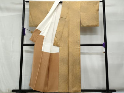 平和屋着物■上質な小紋　霰文　暈し染め　正絹　逸品　CABF6973fb