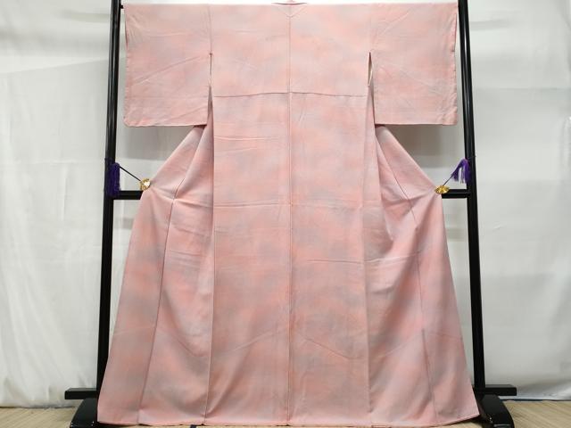 平和屋着物■上質な小紋　霞文　暈し染め　正絹　逸品　CABF6975fb