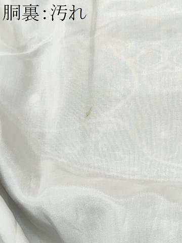 平和屋着物■上質な小紋　道長花文　金彩　正絹　逸品　CABF6977fb