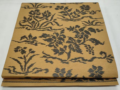 平和屋着物◎六通柄 本袋帯 枝花文 正絹 逸品 CABF7060fb