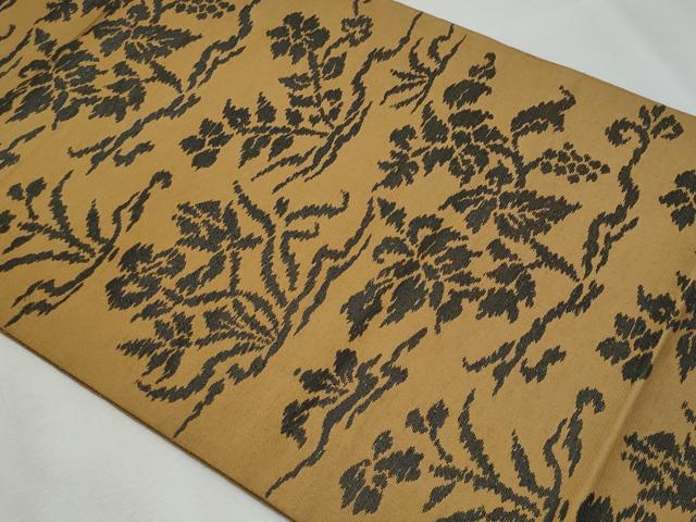 平和屋着物◎六通柄 本袋帯 枝花文 正絹 逸品 CABF7060fb