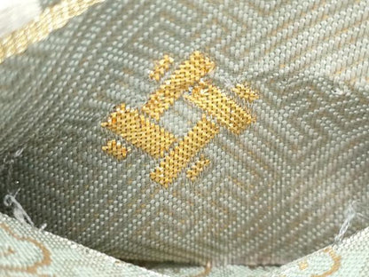 平和屋着物◎西陣 野々村織物謹製 六通柄袋帯 唐織 絵巻枝桜文 金糸 正絹 逸品 CABF7076fb