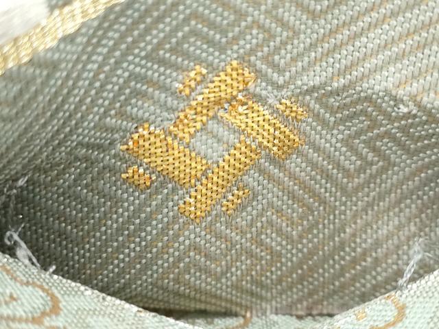 平和屋着物◎西陣 野々村織物謹製 六通柄袋帯 唐織 絵巻枝桜文 金糸 正絹 逸品 CABF7076fb
