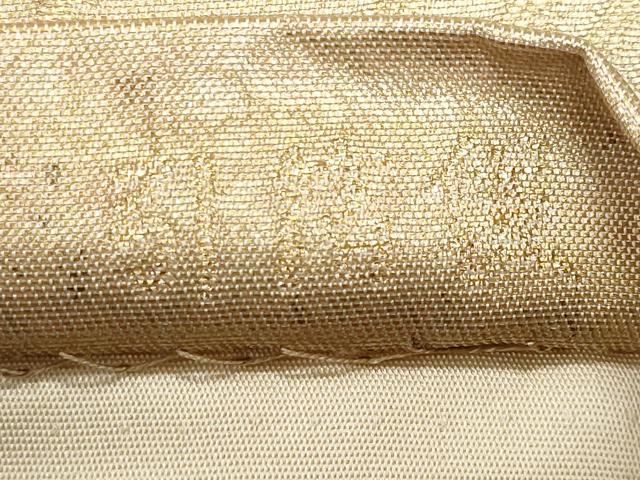 平和屋着物◎太鼓柄袋帯 唐織 春陽 孔雀 金糸 正絹 逸品 CABF7102fb