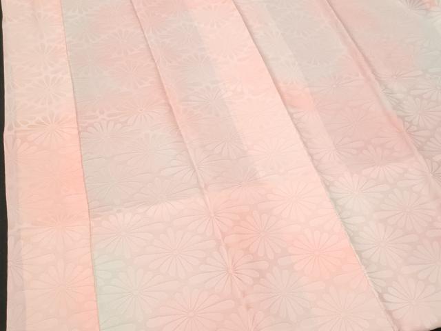 平和屋着物■長襦袢 袷 菊 暈し染め 正絹 逸品 CABF7117fb