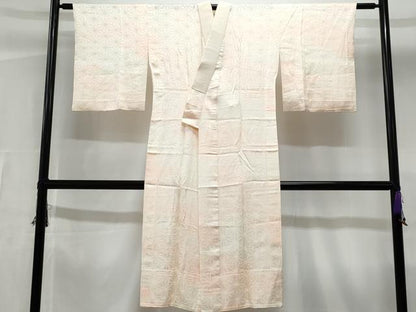 平和屋着物■長襦袢　無双仕立て　麻の葉文様　暈し染め　正絹　逸品　CABF7118fb