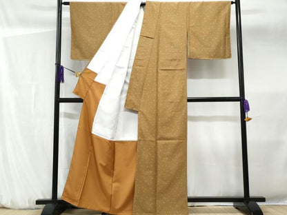 平和屋着物■上質な小紋 成り物 洗える着物 未使用 CABF7121fb