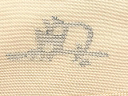 平和屋着物◎太鼓柄袋帯　舞蝶文　金銀糸　正絹　逸品　CABF7147fb