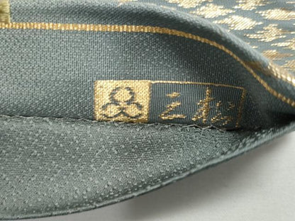 平和屋着物◎六通柄袋帯　唐織　舞蝶花丸文　金彩　正絹　逸品　CABF7170fb