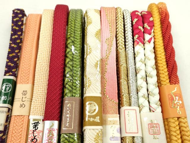 平和屋着物●和装小物　帯締め10本セット　高麗組　礼装用　やまと誂製　さんび謹製　伊勢丹扱い　金銀糸　逸品　未使用　CABF7264ju 平和屋着物○和装小物 帯締め10本セット 高麗組 礼装用 やまと誂