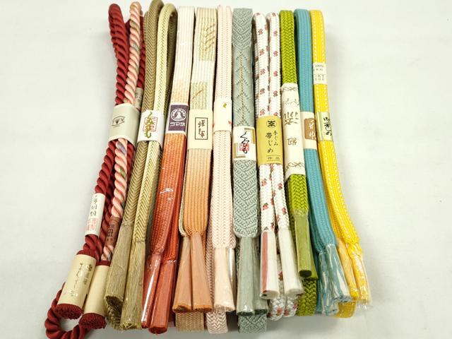 平和屋着物●和装小物　帯締め10本セット　高麗組　奈良組　御岳組　豊縄流　逸品　未使用　CABF7299ju