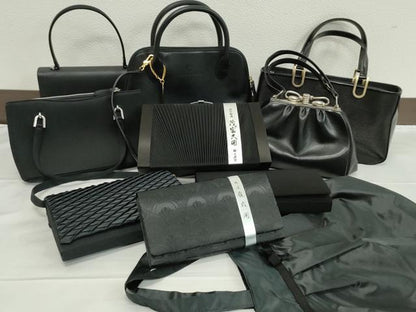 平和屋着物▼ファッション小物　バッグまとめて10点　ミラショーン　 jun ashida　NINA RICCI　喪式　本皮　未使用あり　逸品　CABF7347ju