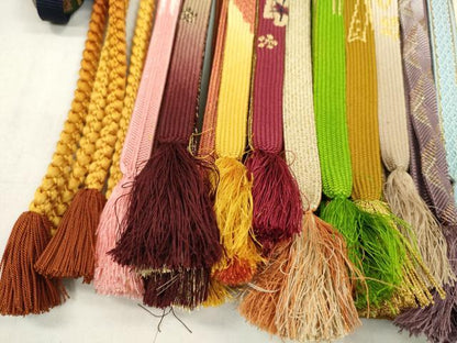 平和屋着物●和装小物　帯締め20本セット　高麗組　冠組　笹浪組　龍村柄　金糸　未使用あり　逸品　CABF7420ju
