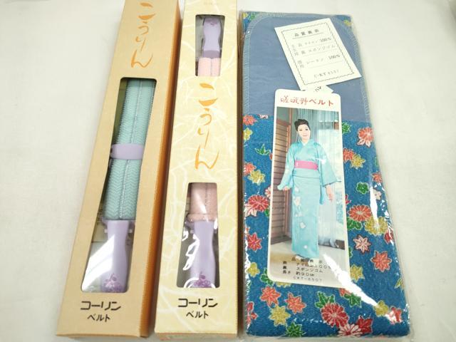 平和屋着物▼和装小物 着付け用品まとめて10点 前板 伊達締め 帯枕 半幅用 コーリン マジックベルト 帯止め 未使用多数 逸品 CABF7435ju