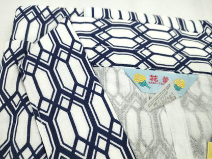 平和屋着物▼和装小物 浴衣生地寝巻きまとめて４点 男性／女性 ガーゼ ガウン 入院着 綿 サイズ：Ｓ／Ｌ 逸品 未使用 CABF7446ju