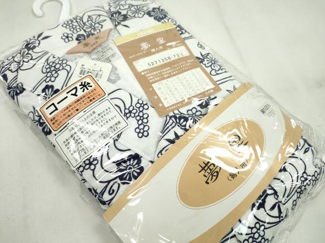 平和屋着物▼和装小物 浴衣生地寝巻きまとめて４点 男性／女性 ガーゼ ガウン 入院着 綿 サイズ：Ｓ／Ｌ 逸品 未使用 CABF7446ju