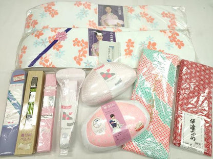 平和屋着物▼和装小物　着付け用品まとめて10点　前板　伊達締め　帯枕　着物ベルト　帯止め　腰ひもなど　未使用多数　逸品　CABF7449ju