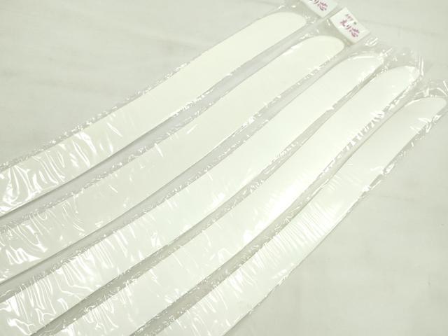 平和屋着物▼和装小物 衿芯まとめて10点 2本入り×5 弓型 ポリ 80cm 90cm 長襦袢 着付け 逸品 未使用 CABF7473ju