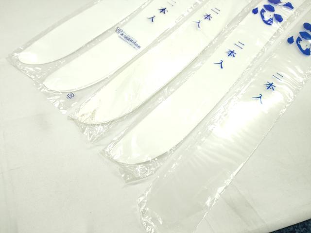 平和屋着物▼和装小物 衿芯まとめて10点 2本入り×5 弓型 ポリ クリア 極薄あり 80cm 長襦袢 着付け 未使用多数 逸品CABF7476ju