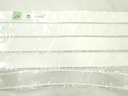 平和屋着物▼和装小物 衿芯まとめて10点 綸子 メッシュ 一文字 90cm 長襦袢 着付け 逸品 未使用 CABF7479ju