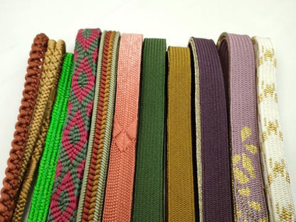 平和屋着物●和装小物　帯締め10本セット　高麗組　唐組　貝の口組　金銀糸　逸品　未使用　CABF7497ju