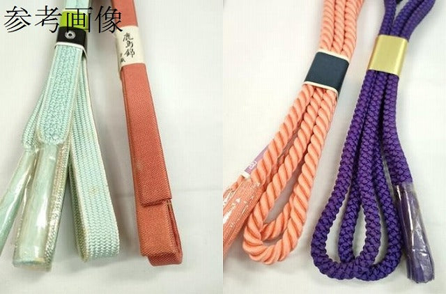 平和屋着物●和装小物　帯締め10本セット　高麗組　鹿島錦　丸組　金銀糸　逸品　未使用　CABF7570ju
