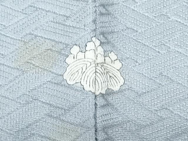 平和屋着物▽訪問着　単衣　枝花文　反端付き　正絹　逸品　CABF7645th