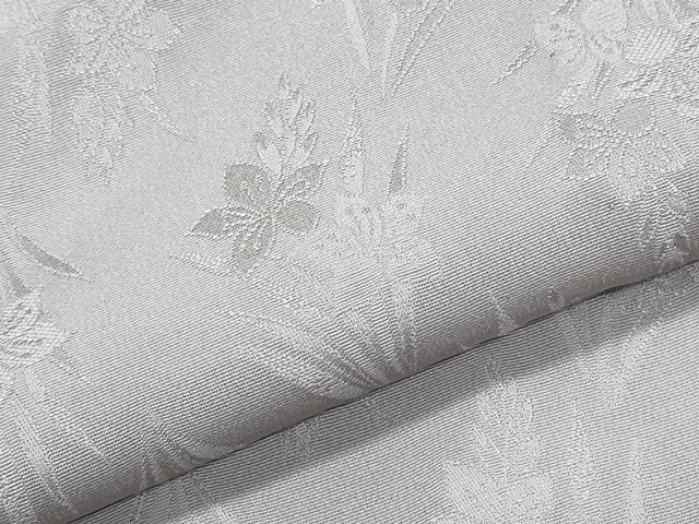 平和屋着物▽上質な小紋　単衣　草花地紋　暈し染め　正絹　逸品　CABF7661th