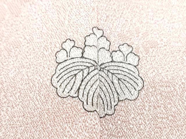 平和屋着物▽上質な色無地　単衣　舞花地紋　虹色　高島屋扱い　正絹　逸品　CABF7665th