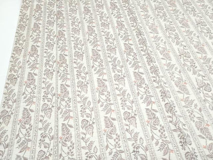 平和屋着物▽上質な紬　単衣　蔦の葉間道　正絹　逸品　CABF7674th