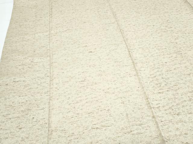 平和屋着物▽ぜんまい紬　単衣　霞文　さが美扱い　正絹　逸品　CABF7681th