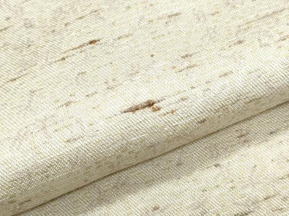平和屋着物▽ぜんまい紬　単衣　霞文　さが美扱い　正絹　逸品　CABF7681th