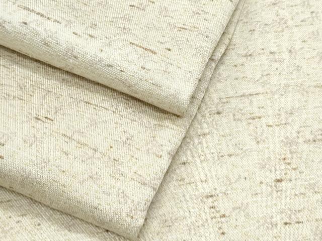 平和屋着物▽ぜんまい紬　単衣　霞文　さが美扱い　正絹　逸品　CABF7681th