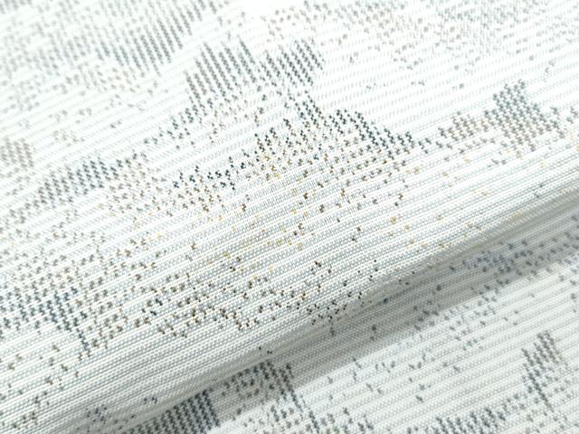平和屋着物▽上質な紬　単衣　風景文　正絹　逸品　CABF7693th